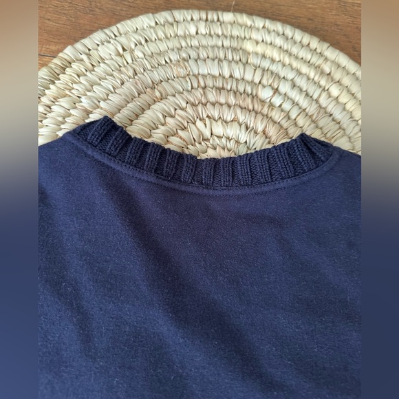 Ralph Lauren Navy Blue Cardigan V-Neck Knit Sweater - Picture 7 of 11